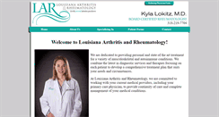 Desktop Screenshot of louisianarheumatology.com